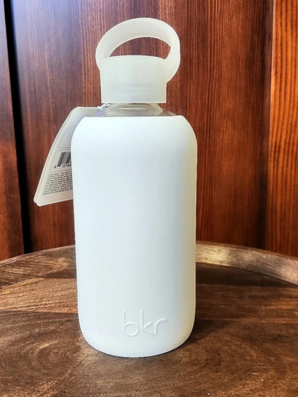 bkr Little 16 Oz 500mL Water Bottle White